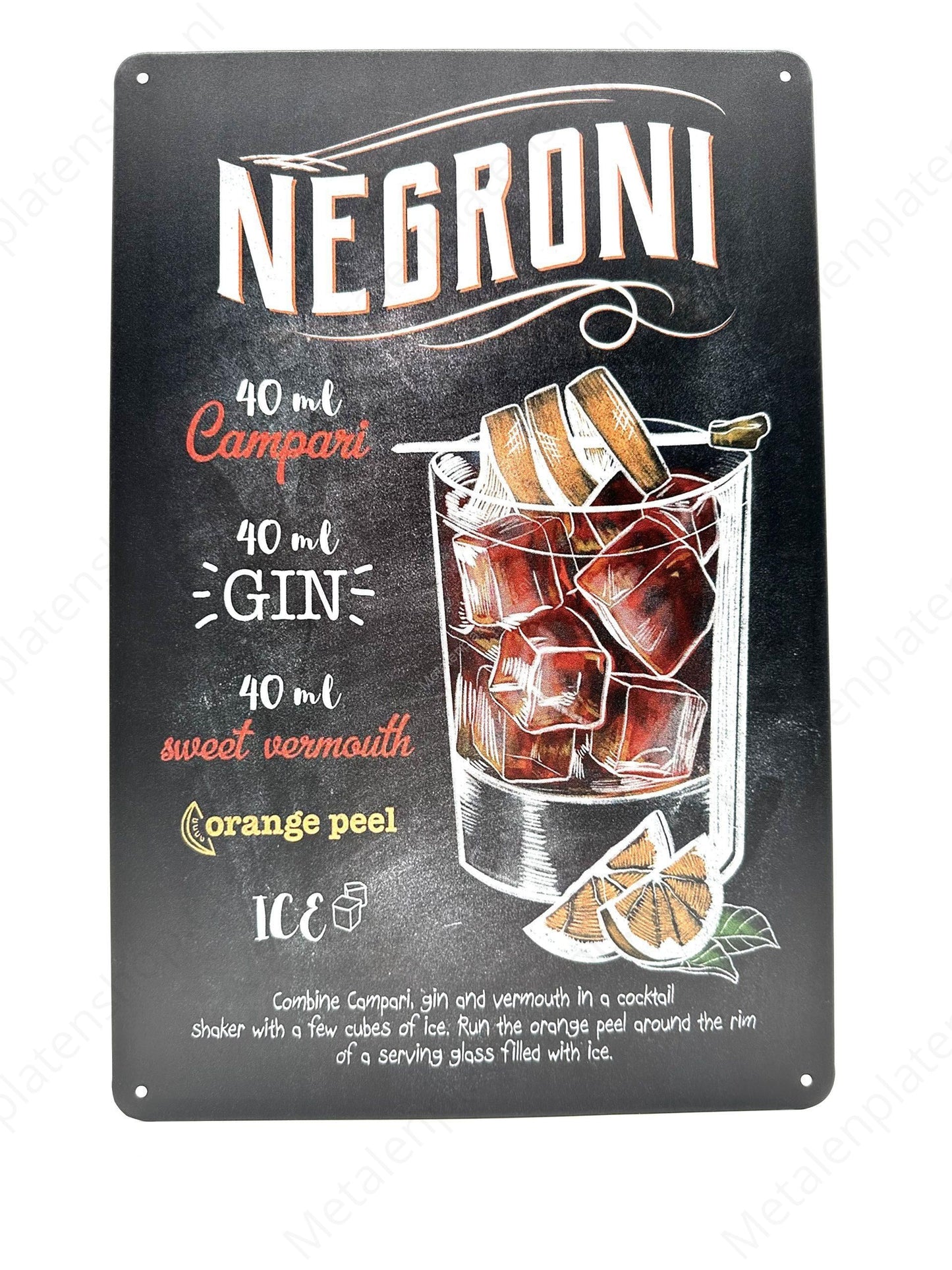 Chalkboard - Cocktail - Negroni