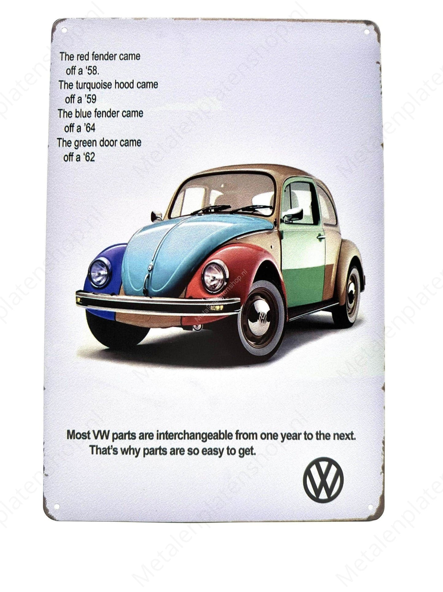 Colored Volkswagen