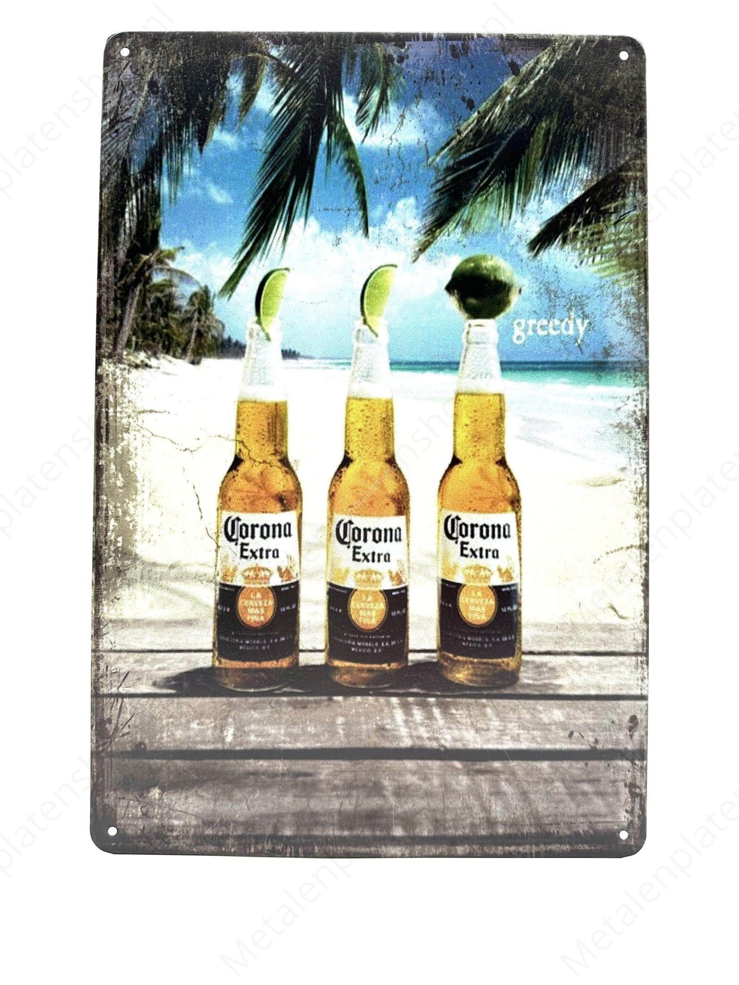 Corona Extra - Metallwandschild