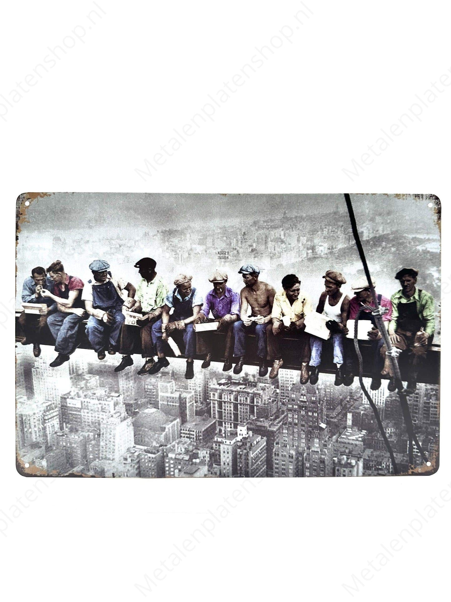 Skyscrapers - Metalen Wandbord