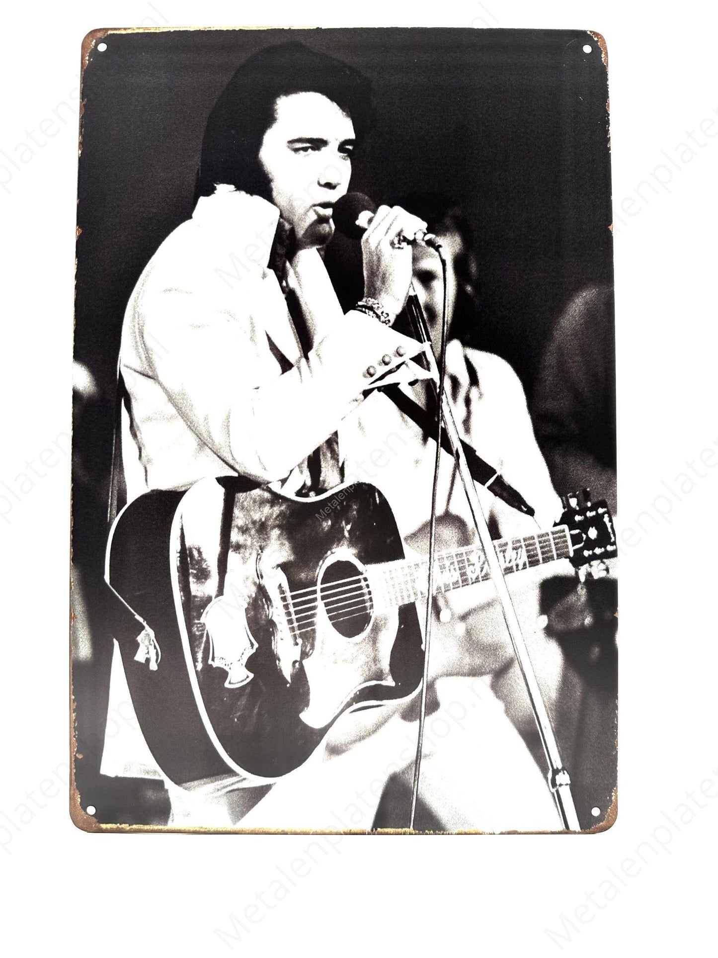 Elvis Presley - Metalen Wandbord