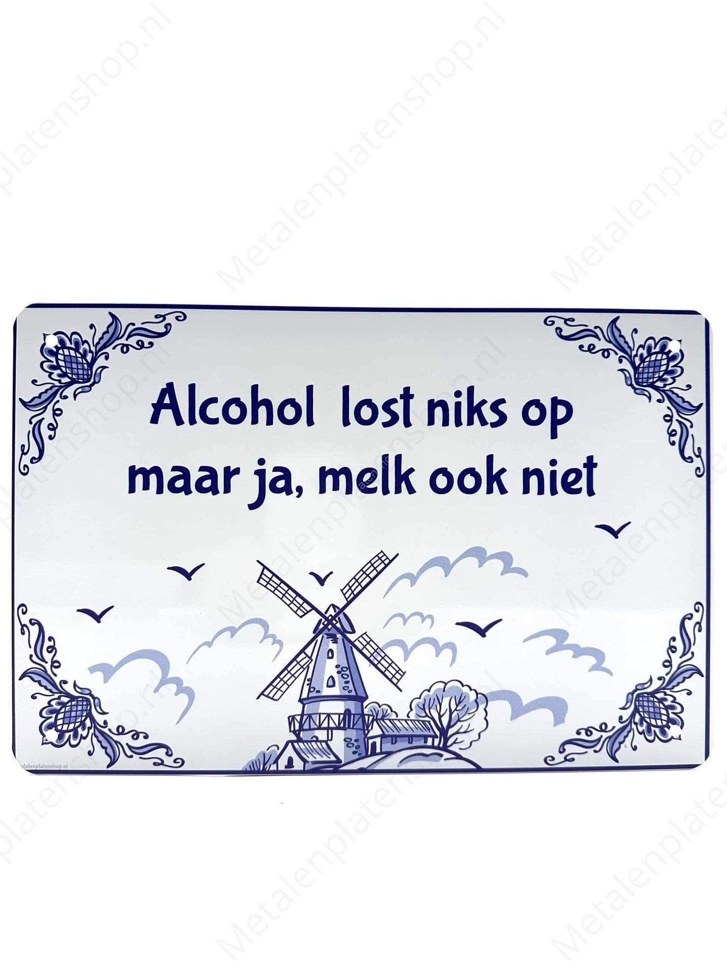 Alcohol doesn't solve anything, but then again, neither does milk