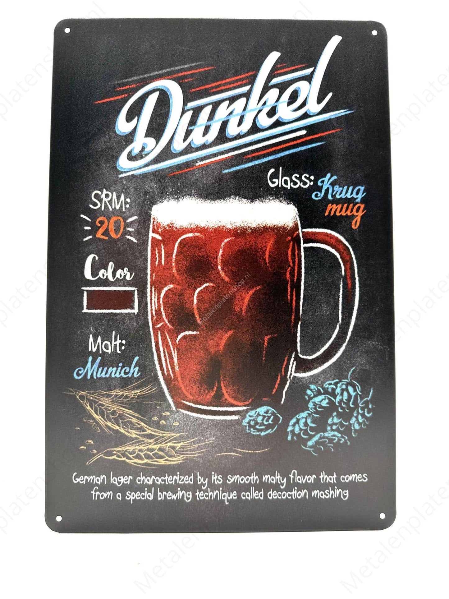 Chalkboard - Cocktail - Dunkel