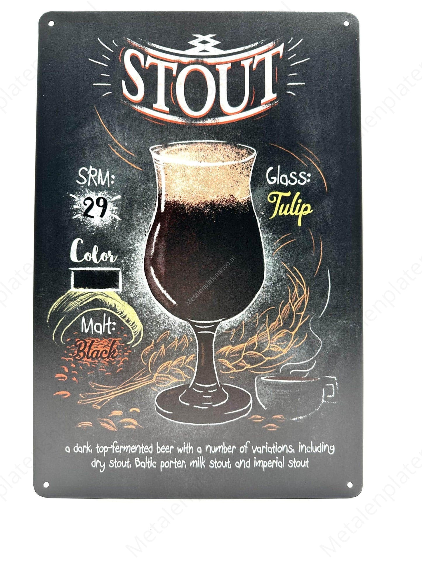 Stout - Metal Wall Sign