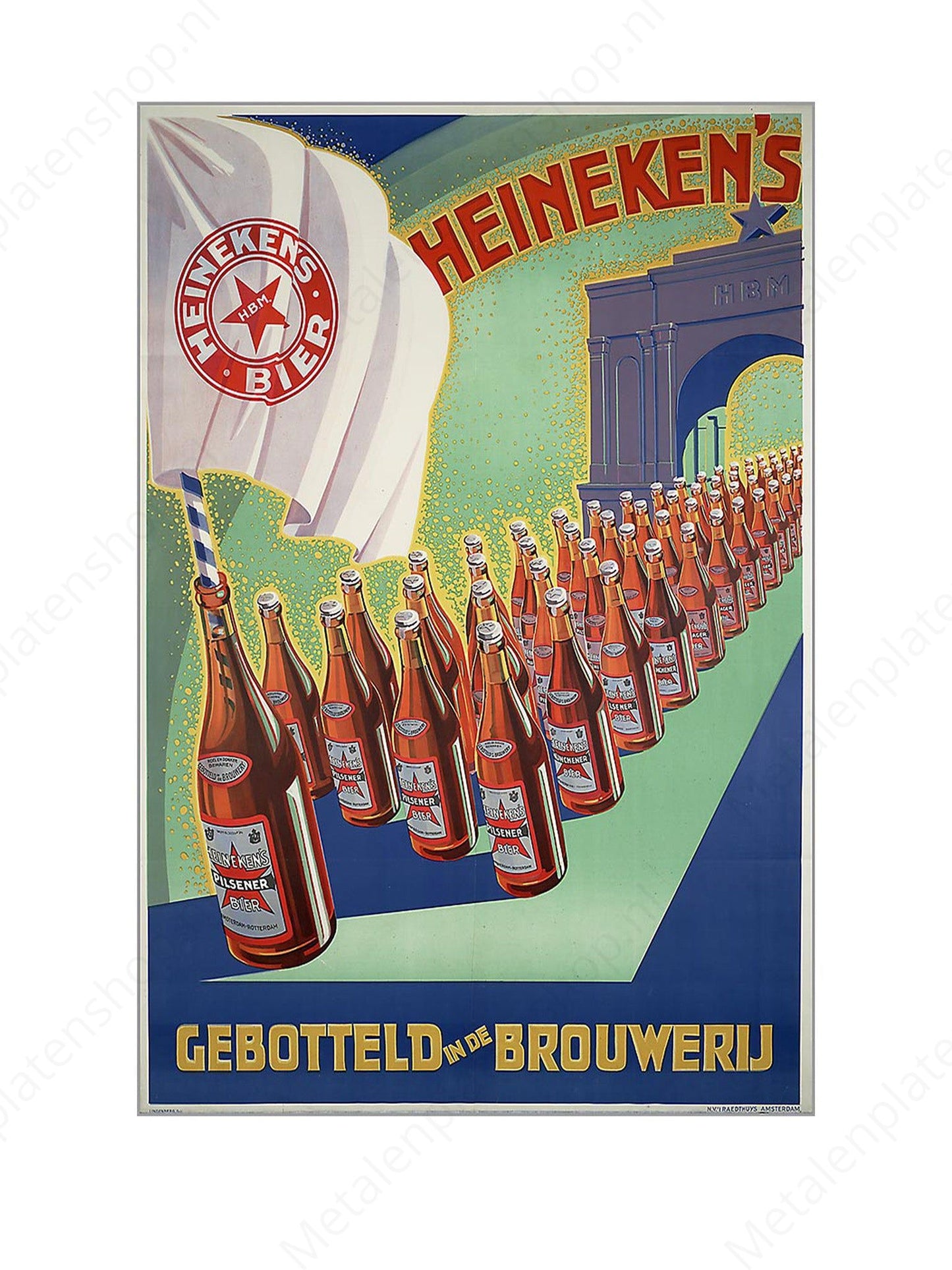 Heineken's - Bottled in the Brewery - Nostalgic