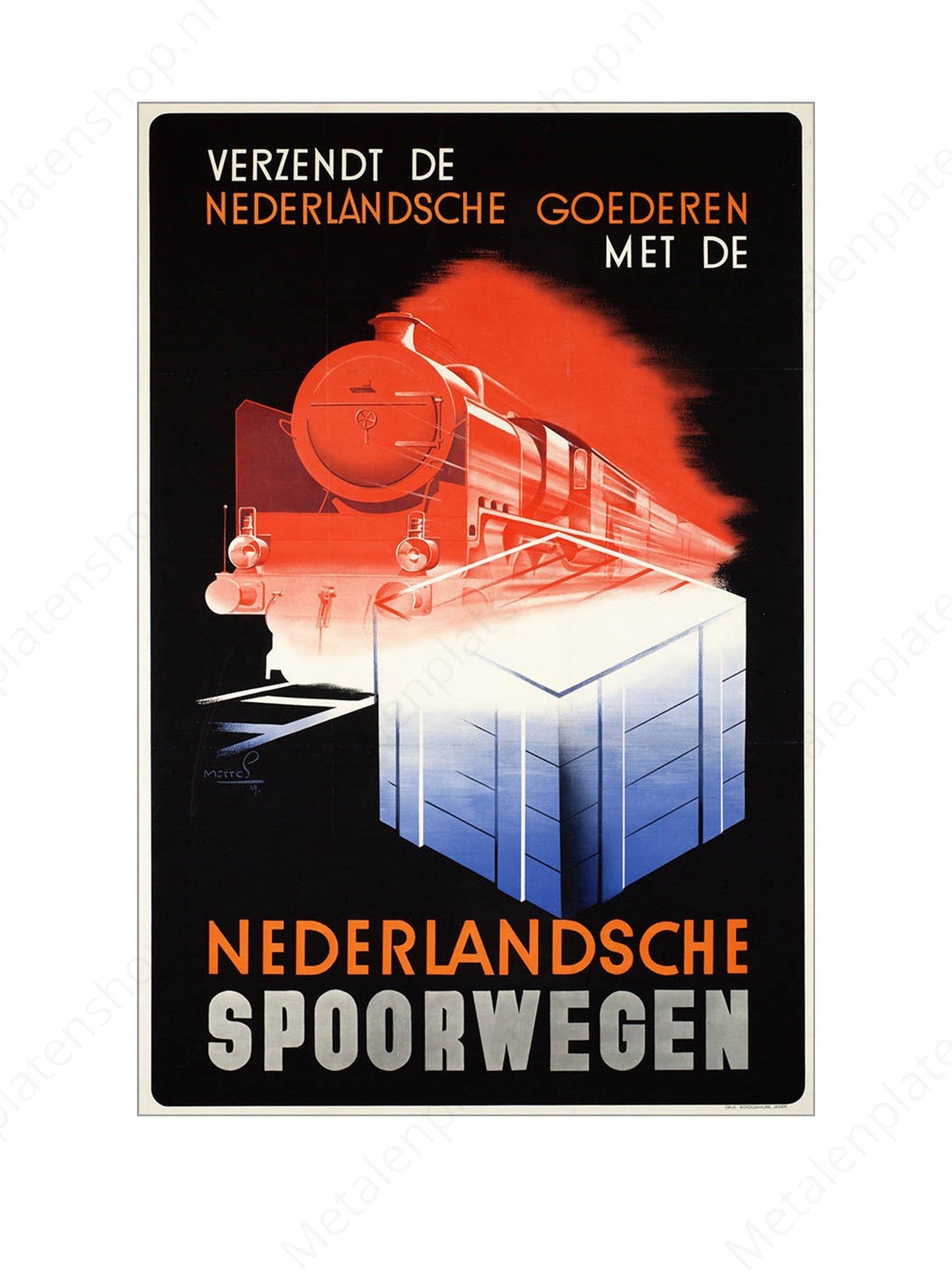 Sends Dutch goods with the NS - Nostalgic