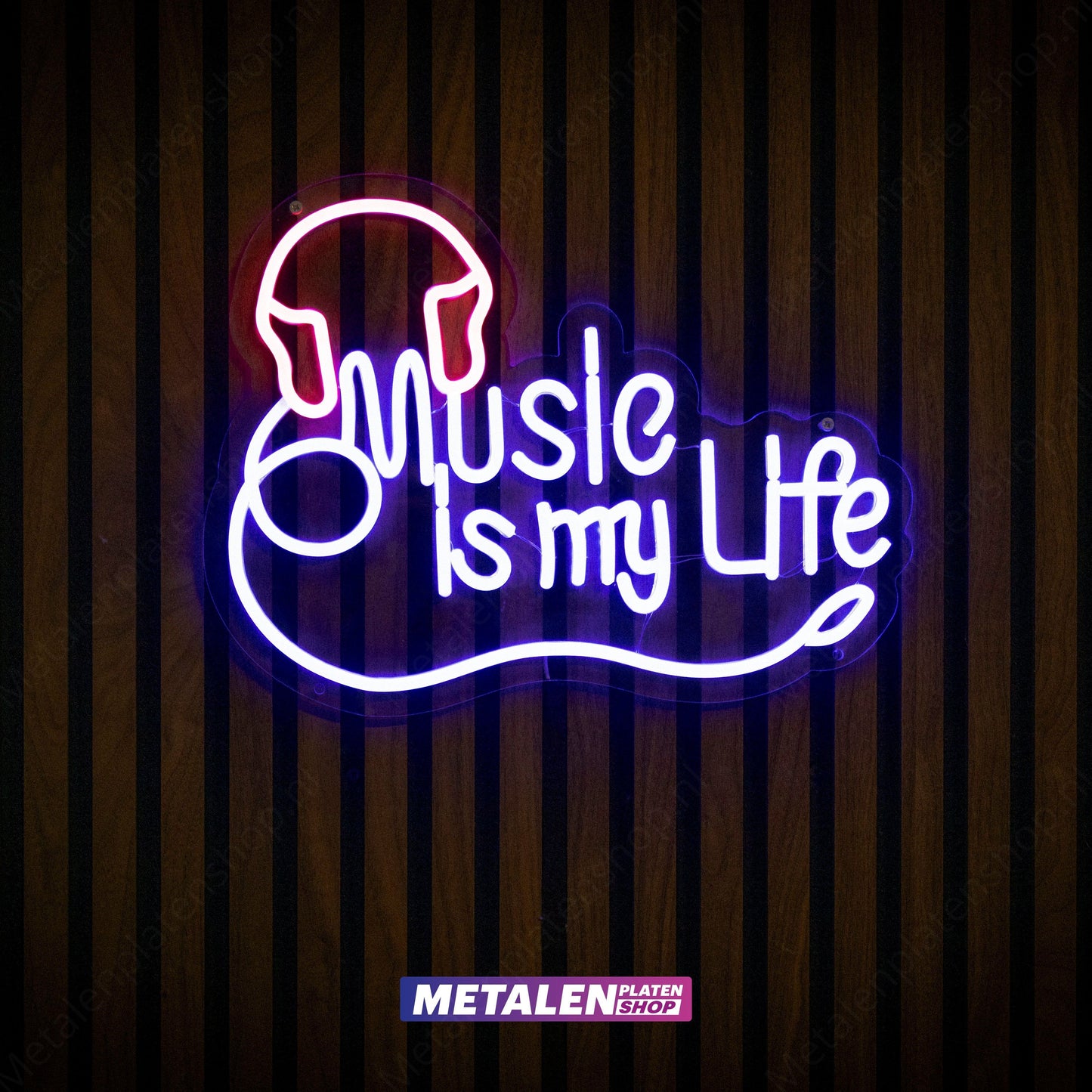Music is my Life - Neon sign - LED