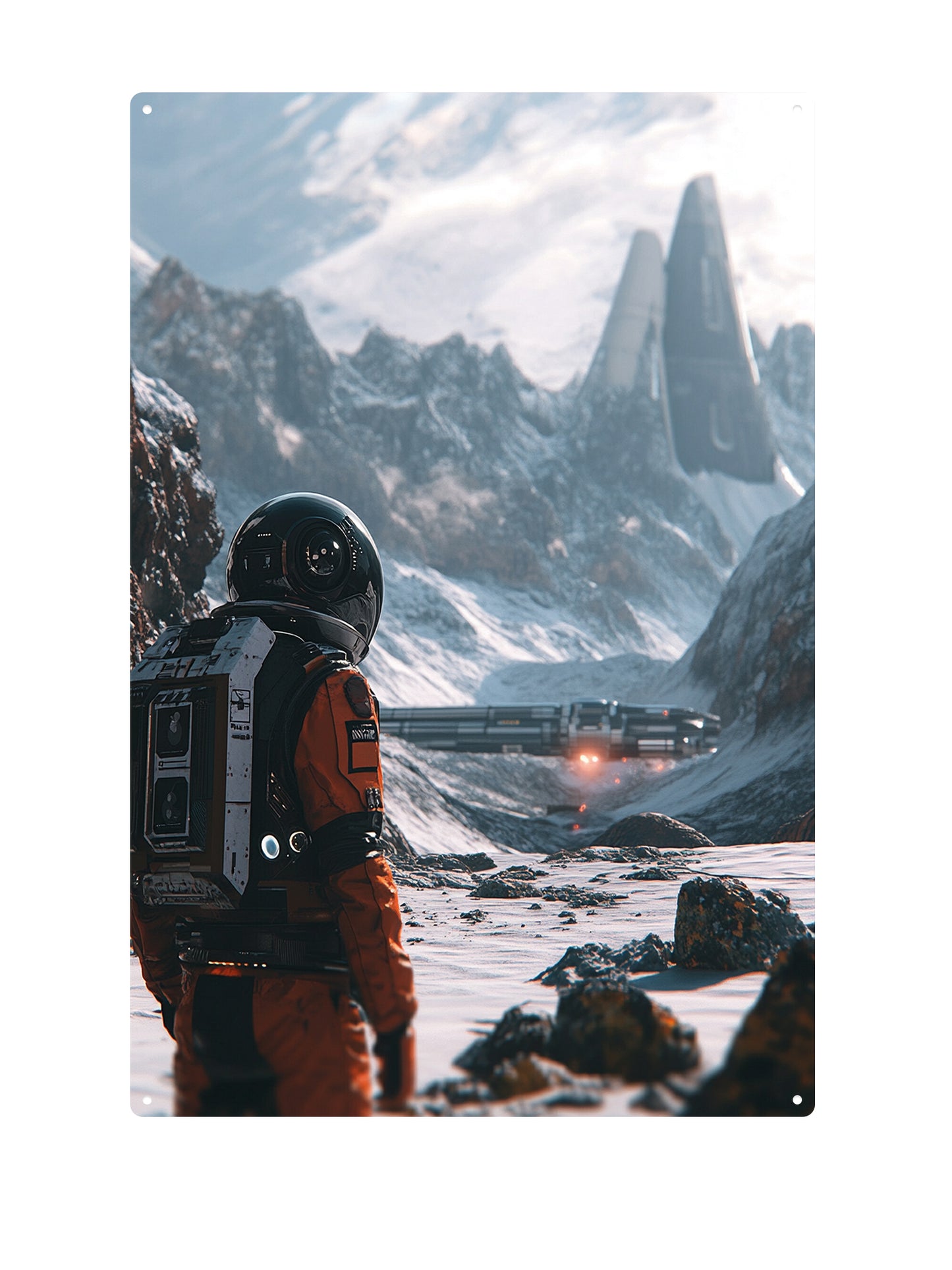 Winter Planet - Metal Wall Sign