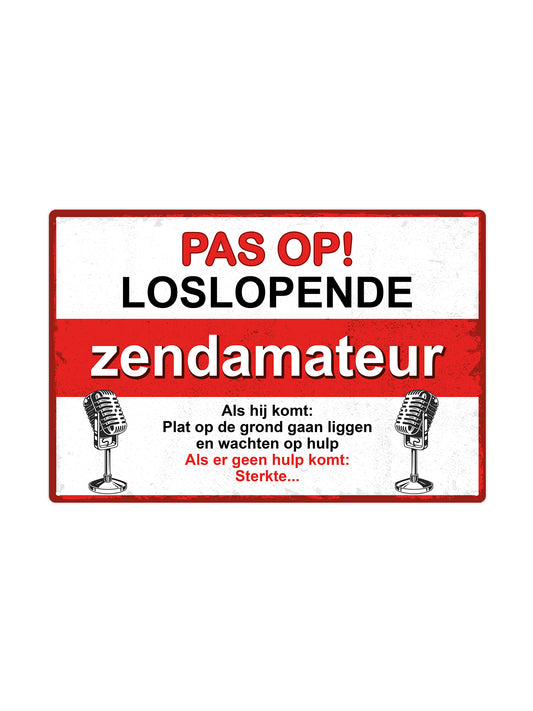Pas op loslopende zendamateur