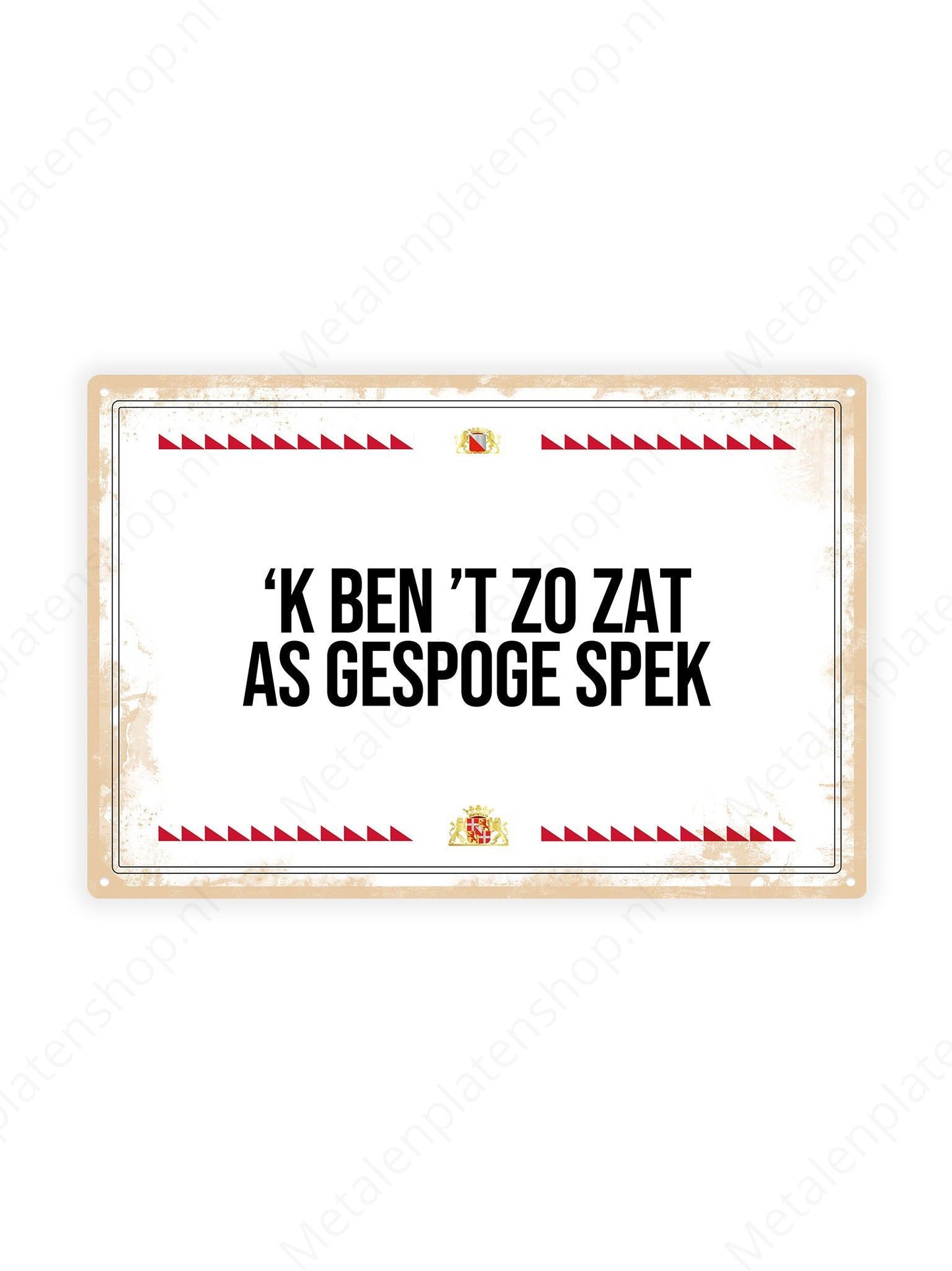I'm so sick of it as spat bacon - Utrechtse Teksten