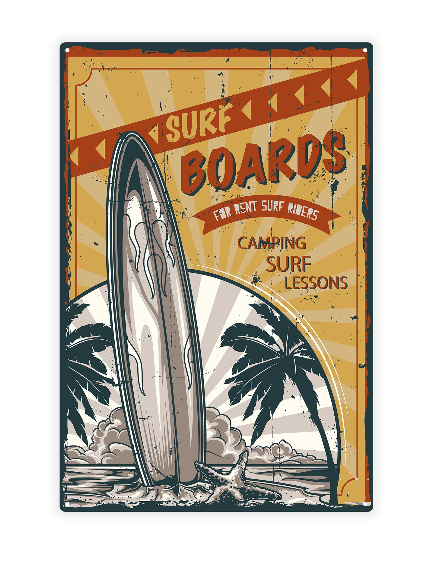 Surf boards camping surf lessons