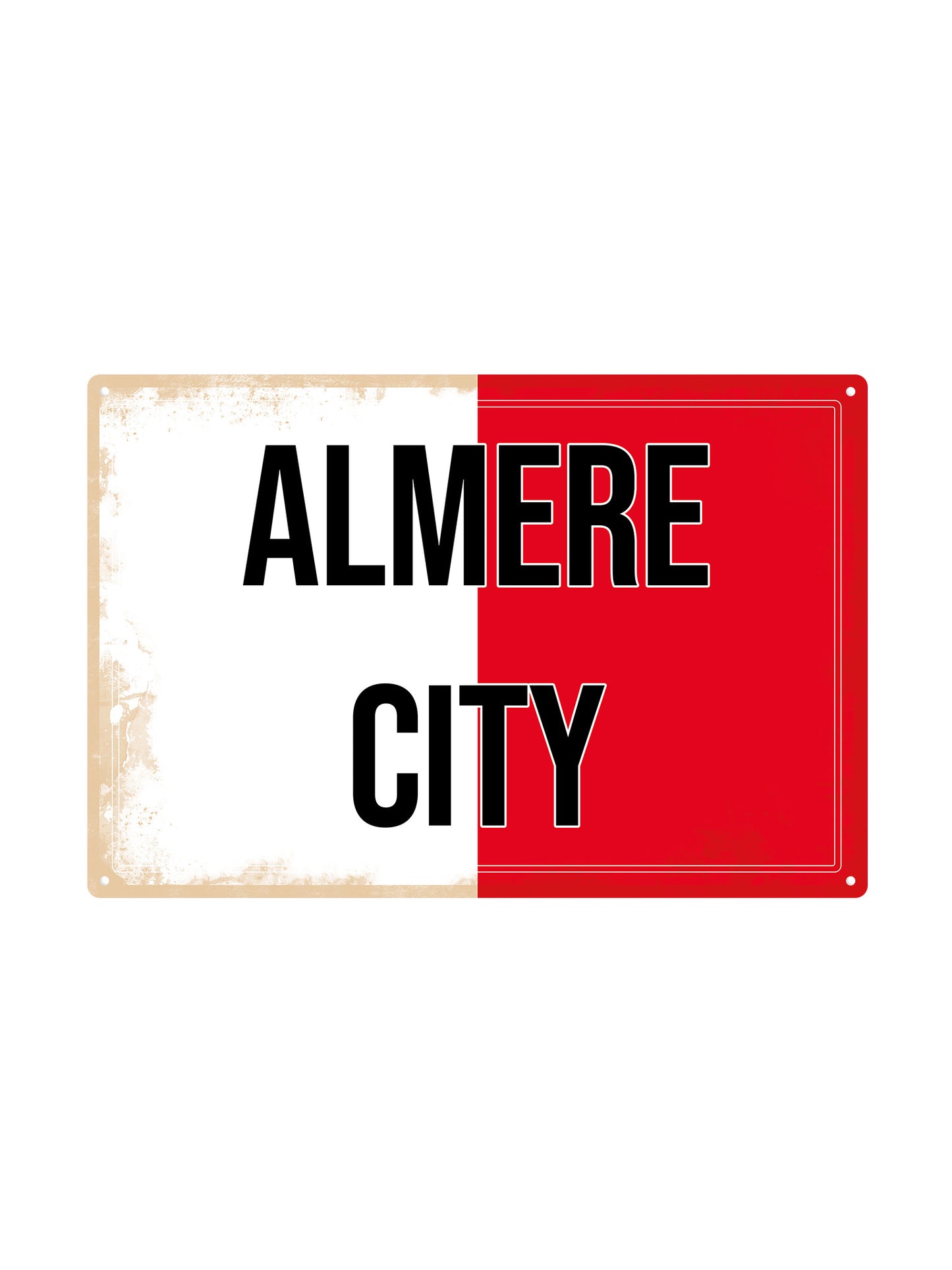 Metal Wall Sign - FC Utrecht - Haller 91 Shirt