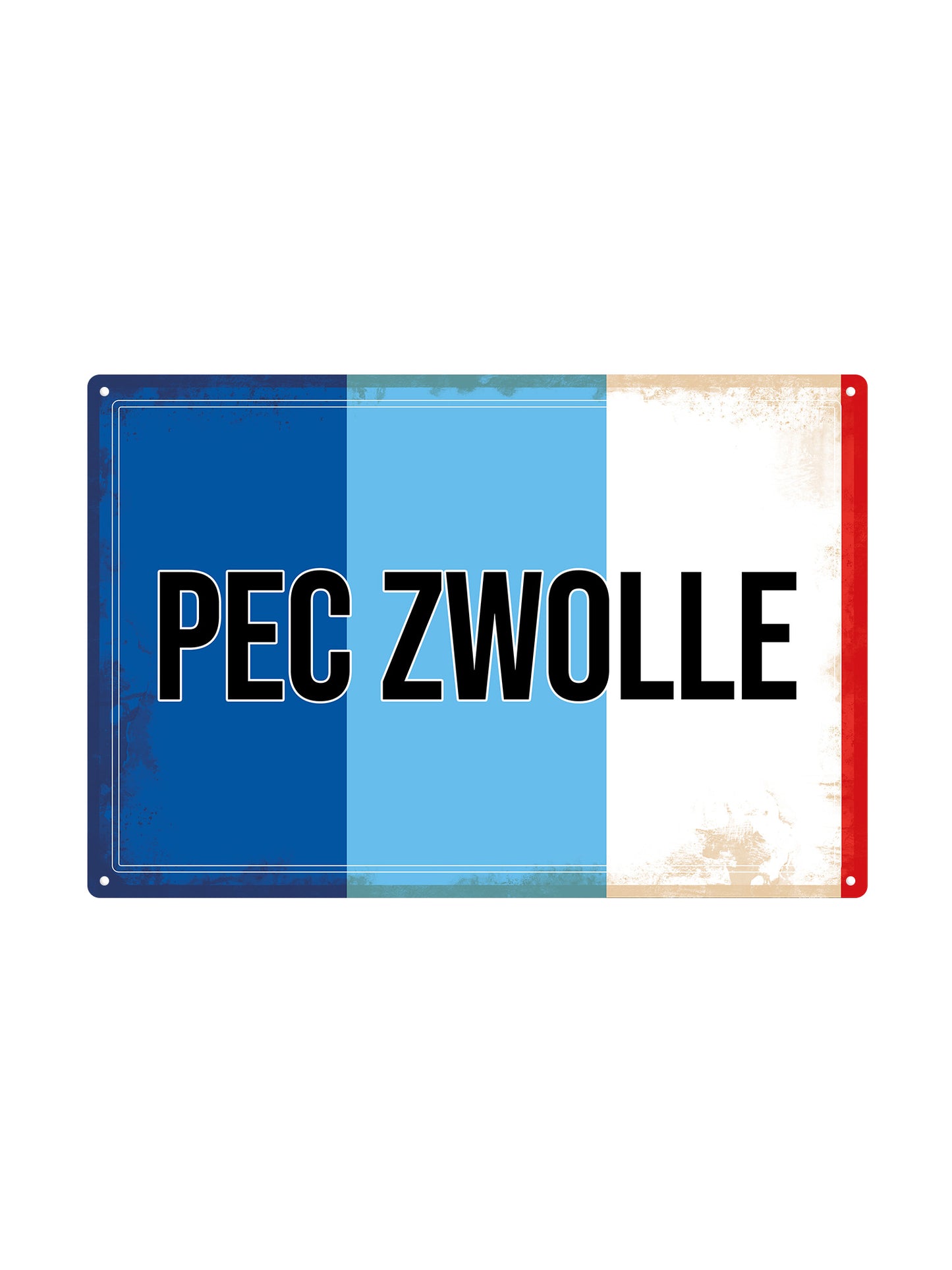 Metal Wall Sign - FC Utrecht - Haller 91 Shirt