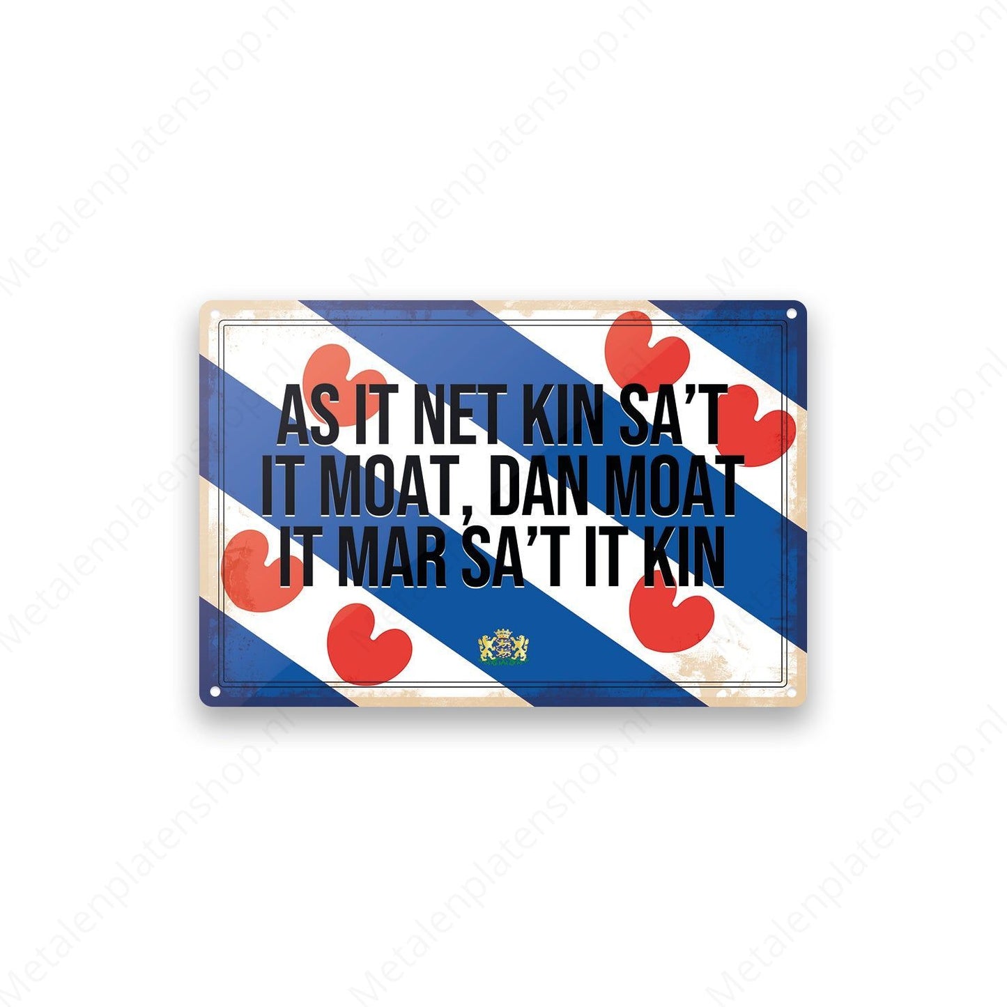Metal Wall Sign - FC Utrecht - Haller 91 Shirt