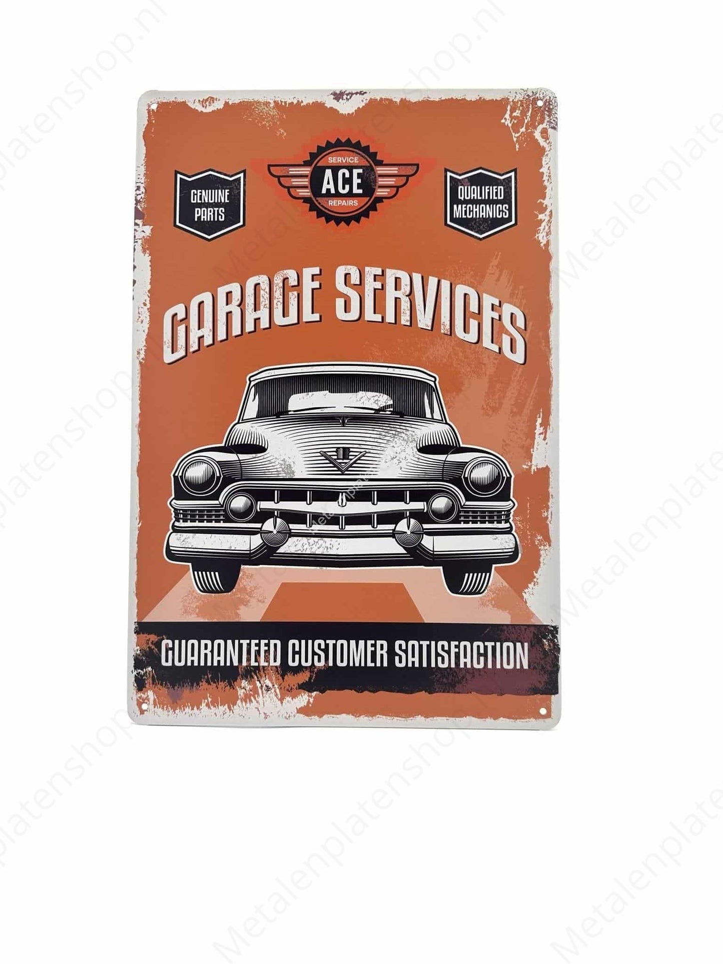 Garage services - Metal Wall Sign