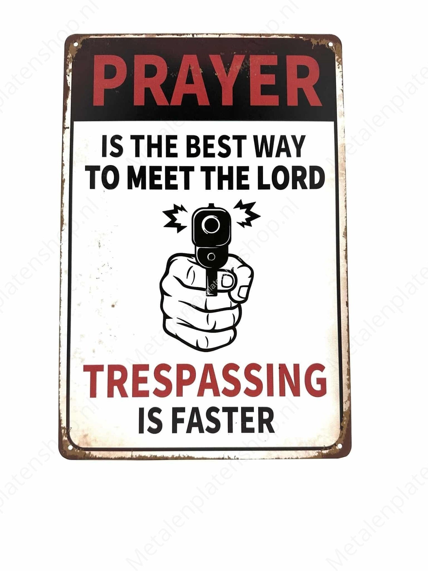 Prayer - Metal Wall Sign