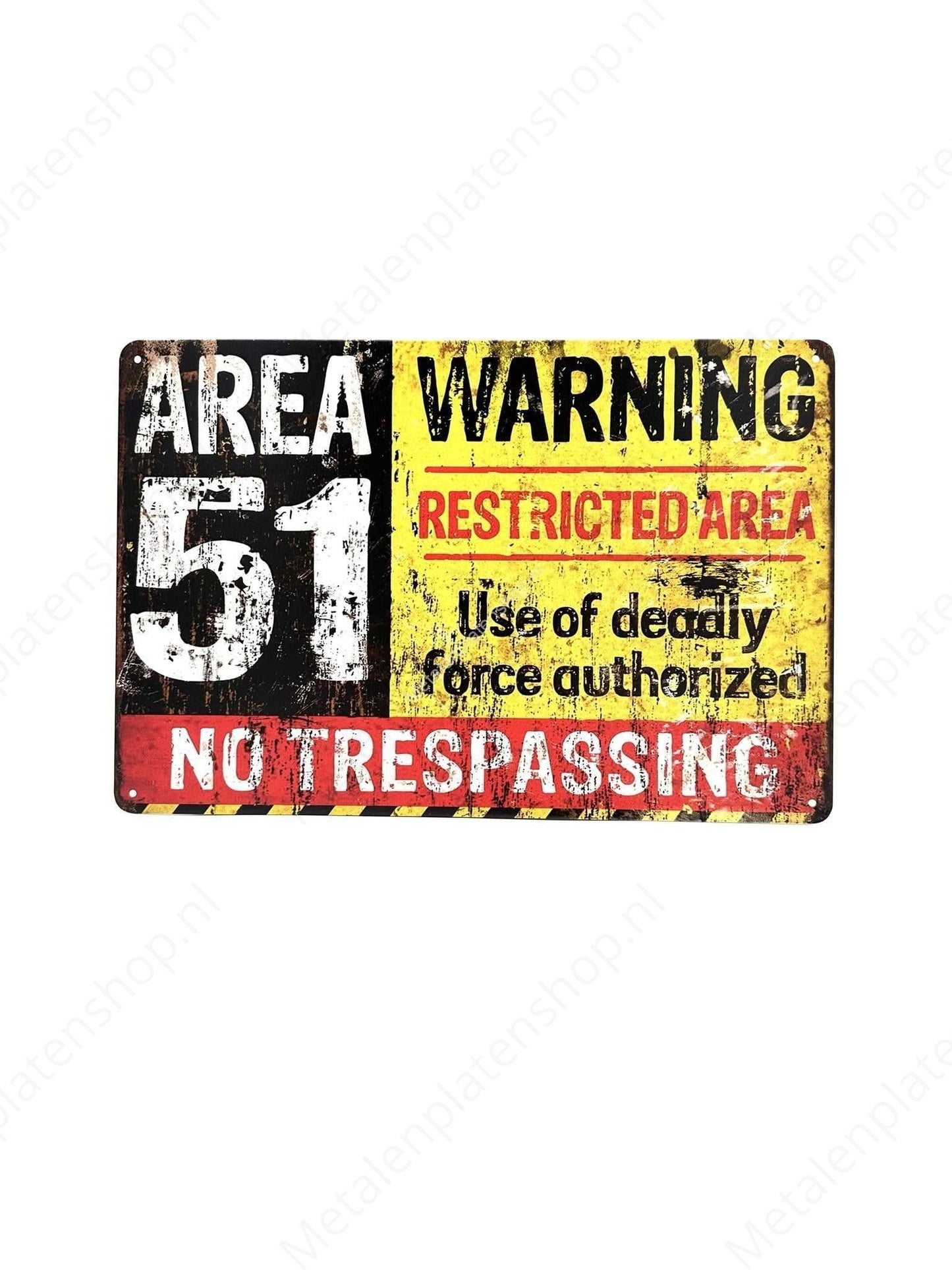 Area 51 Warning - Warning
