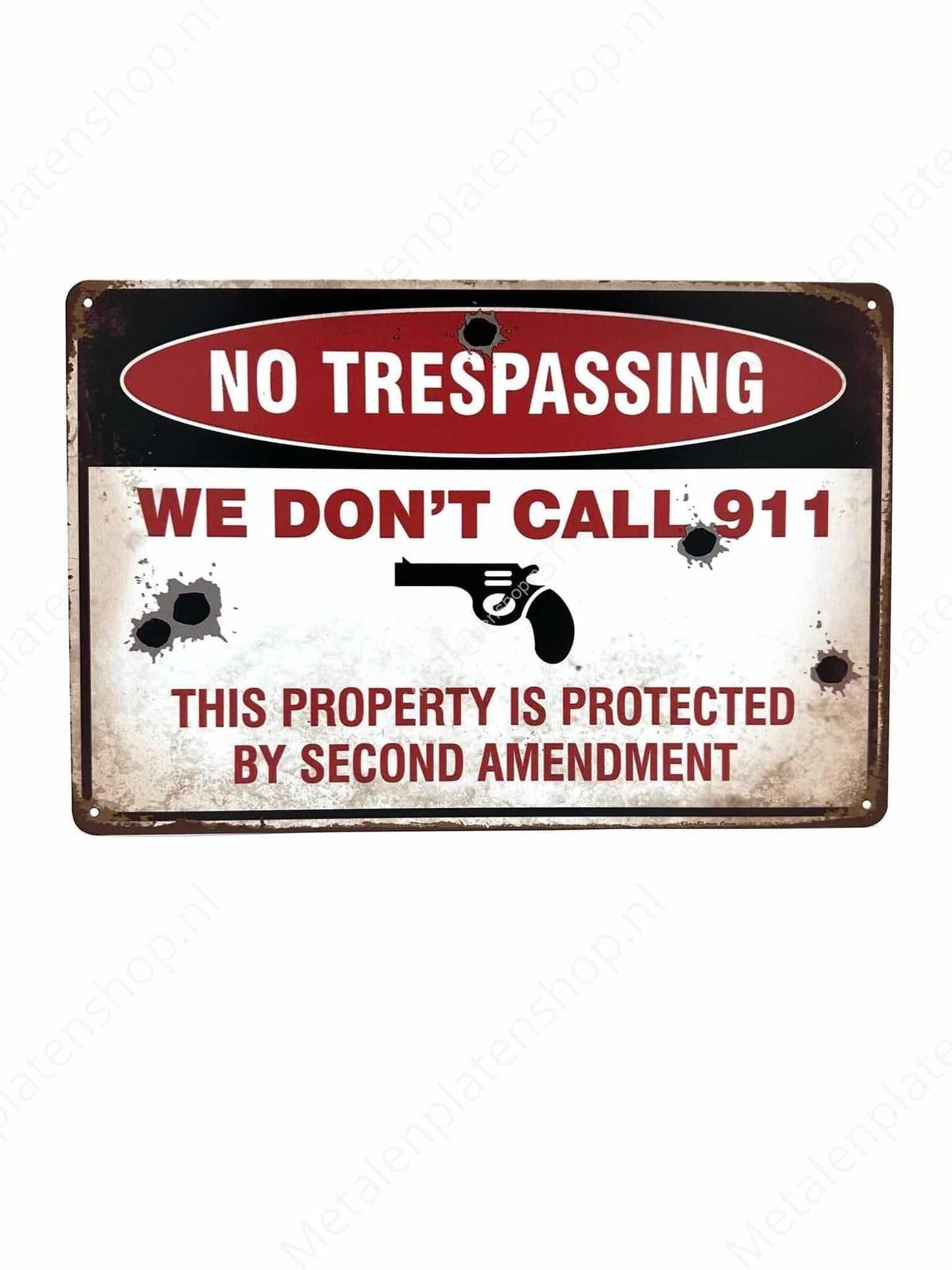 This Property is Protected - We Don't Call 911