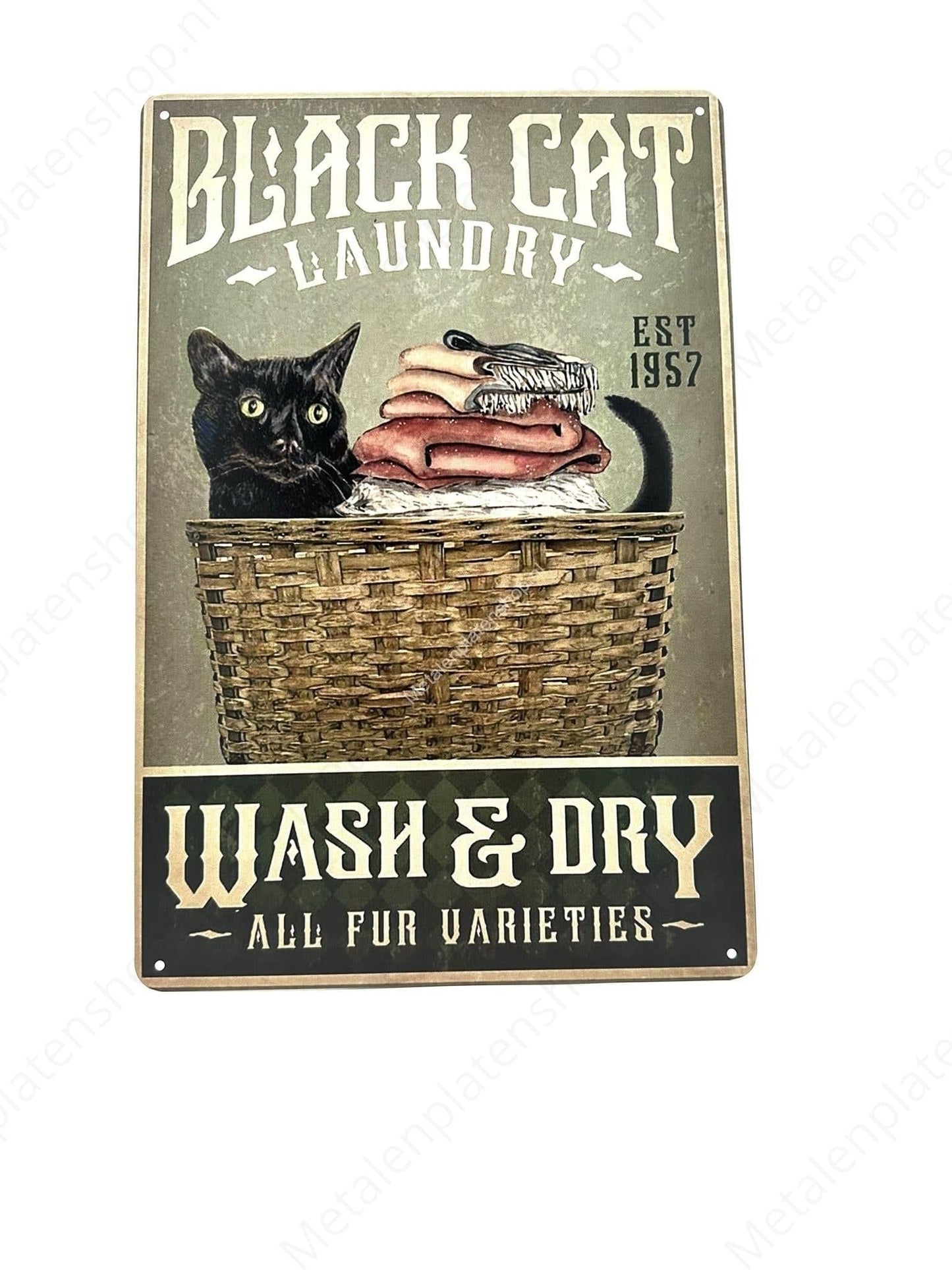 Black Cat Laundry - Cat