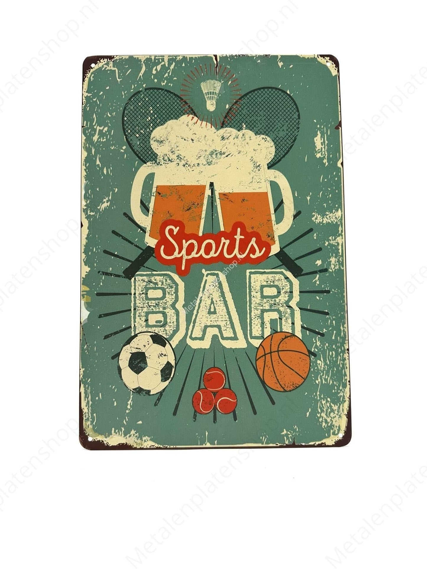 Metal Wall Sign Sports Bar #2