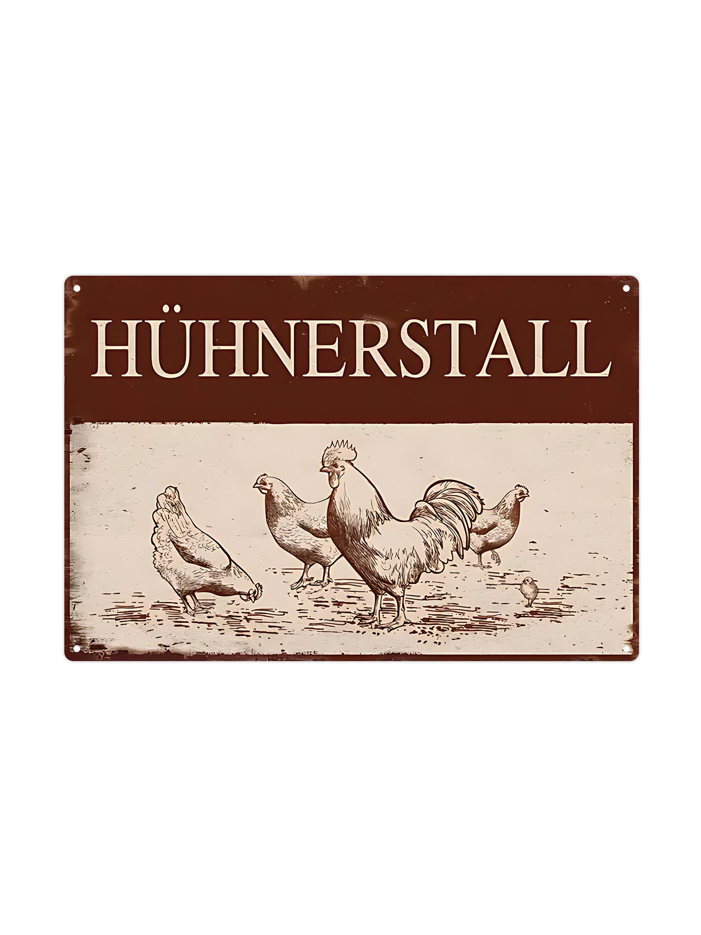 Hühnerstall - Metal Wall Sign