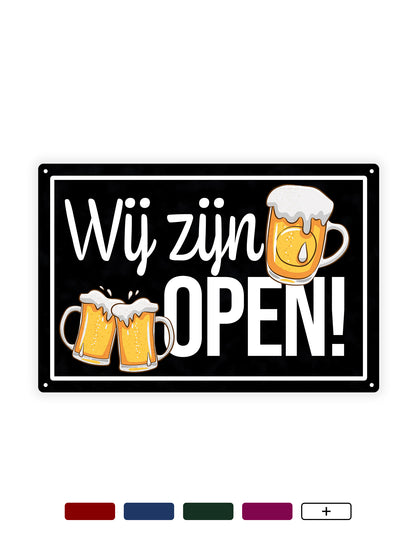 We are open - Beer