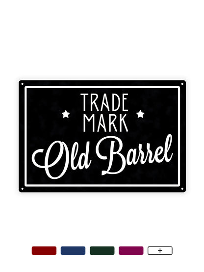 Trade mark old barrel - Cafe bord