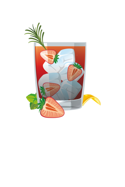 Strawberry gin smash - Cafe bord