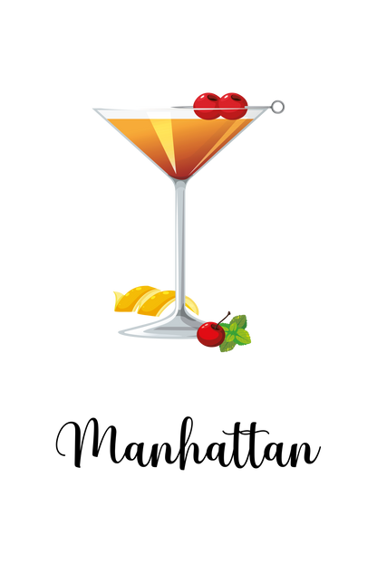 Manhattan - Cafe bord