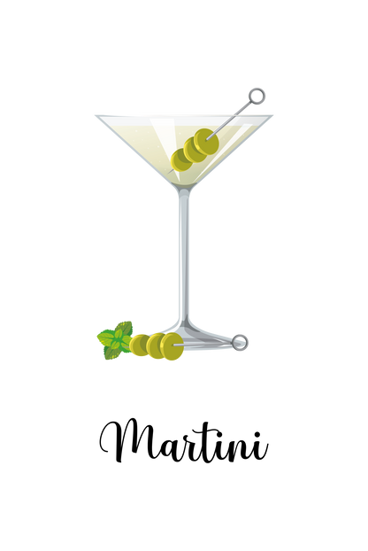 Martini - Cafe bord