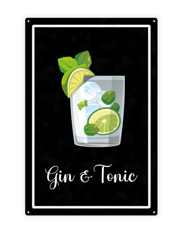 Gin and Tonic - Cafe bord