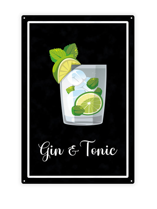 Gin and Tonic - Cafe bord