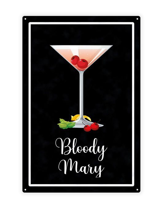 Blood Mary twee - Cafe bord