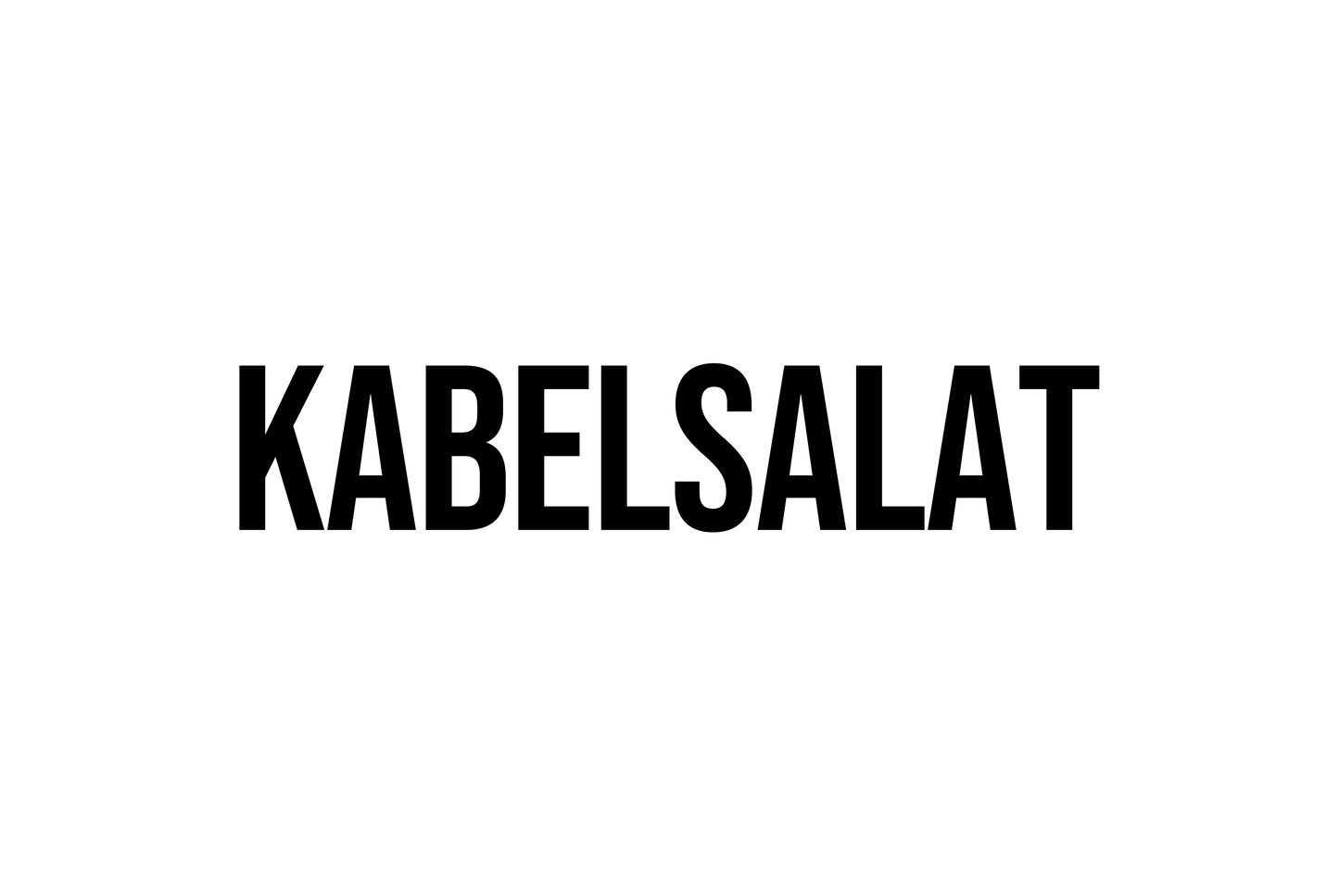 Kabelsalat - Metal Wall Sign