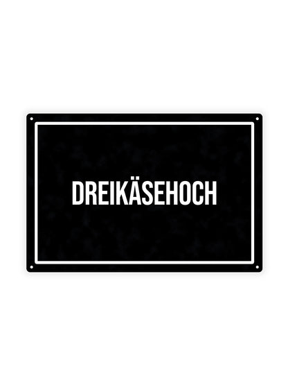 Three-acre stone - Metal wall sign