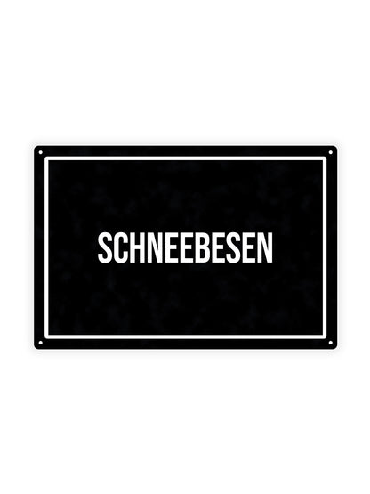 Schneebesen - Metal Wall Sign