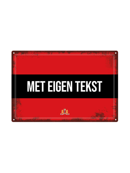 Amsterdam Sign with your own text - Metal Wall Sign