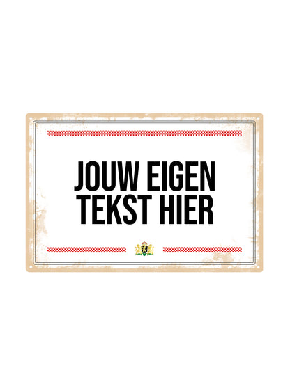 Metal Wall Sign - FC Utrecht - Haller 91 Shirt