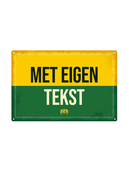 Metal Wall Sign - FC Utrecht - Haller 91 Shirt