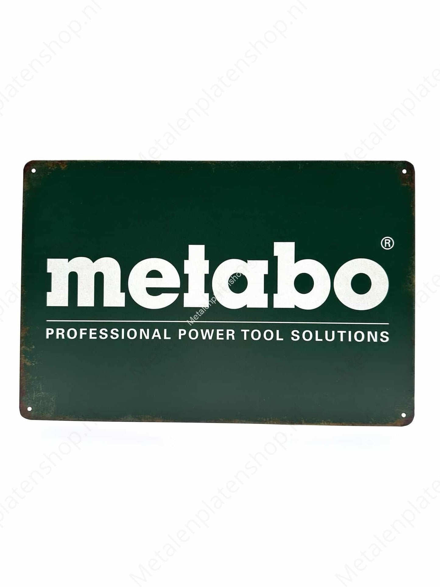 Metabo - Professional Power Tools Solutions - Metalen Wandbord