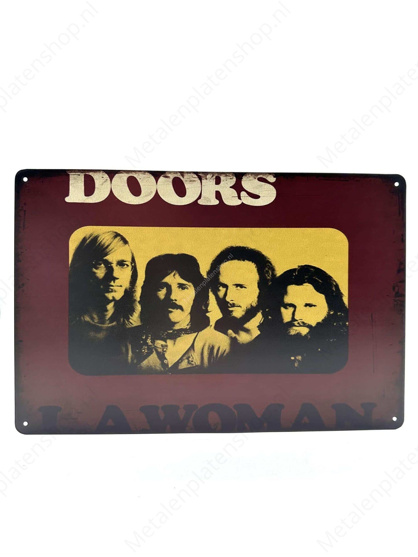 The Doors - La Woman - Metalen Wandbord
