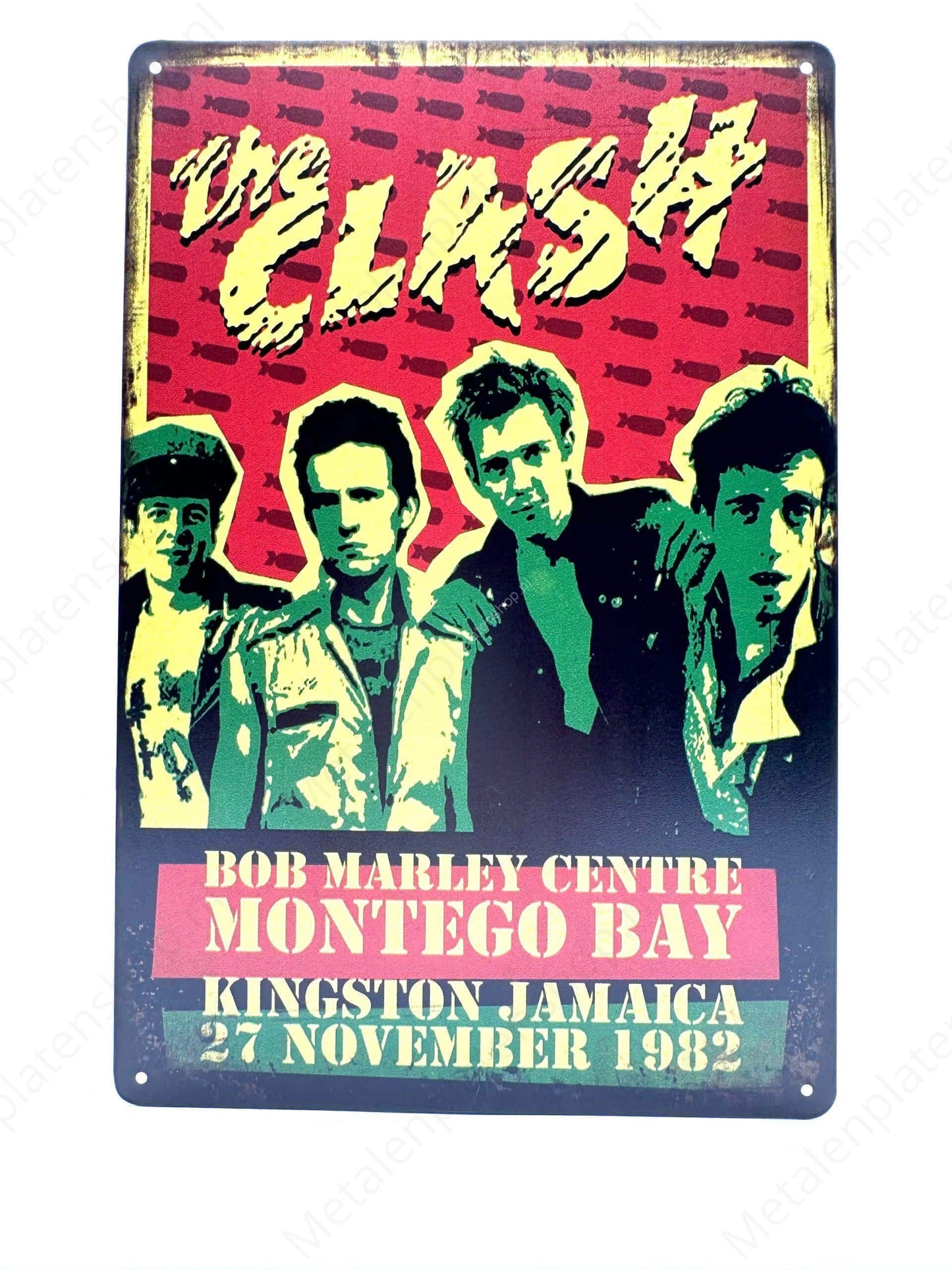 The Clash - Metal Wall Sign