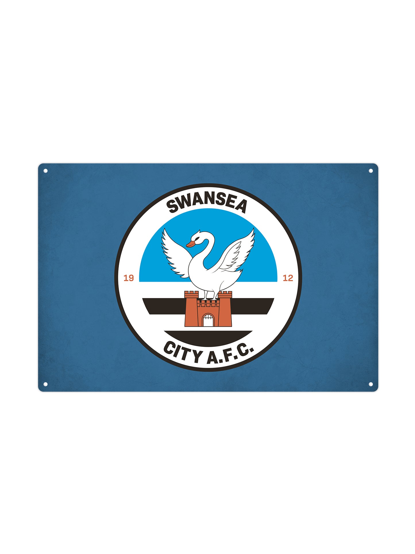 Swansea - Metalen Wandbord