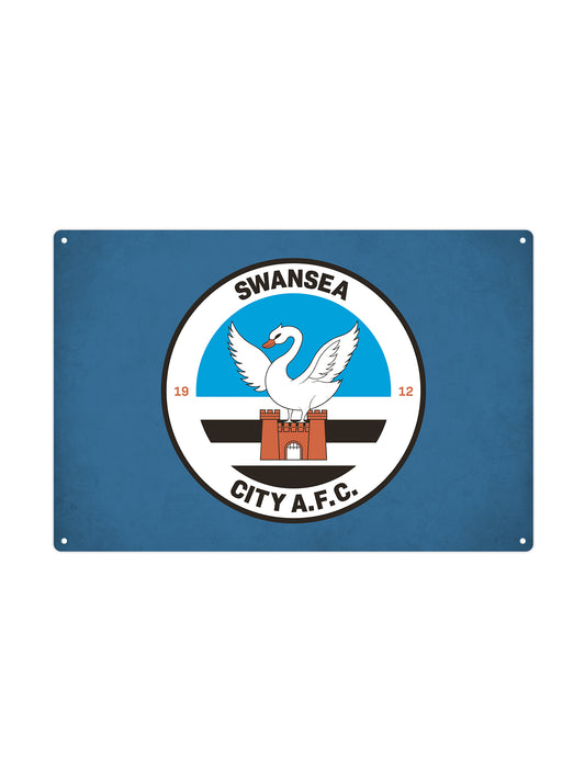 Swansea - Metalen Wandbord