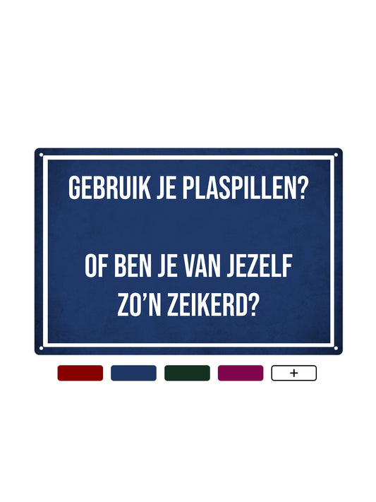 Metal Wall Sign - FC Utrecht - Haller 91 Shirt