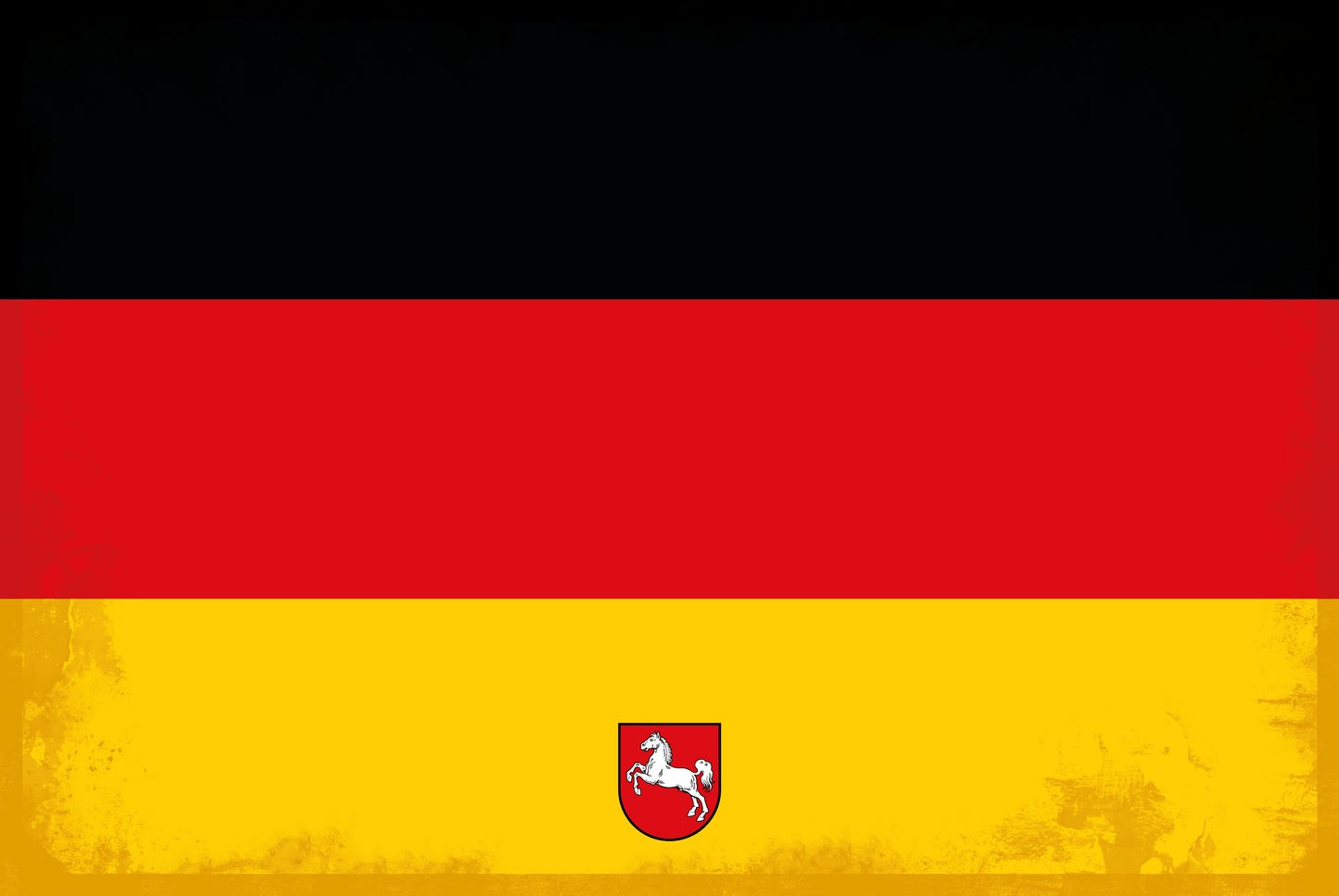 Niedersachsen - Mit eigenem Text - Metal Wall Sign