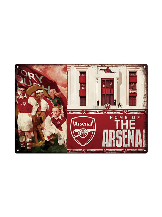 Arsenal - Home of the Arsenal - Metalen Wandbord