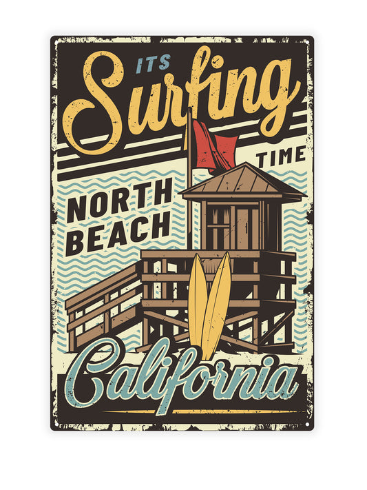 Its surfing time: north beach california